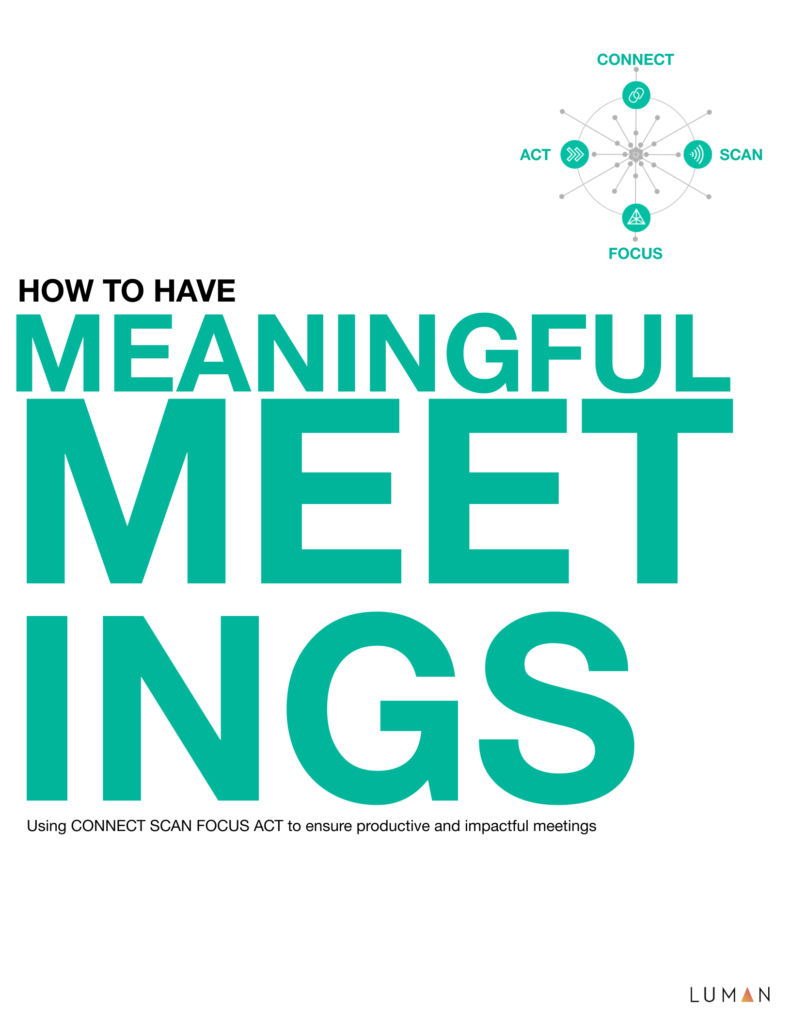 How to have meaningful meetings